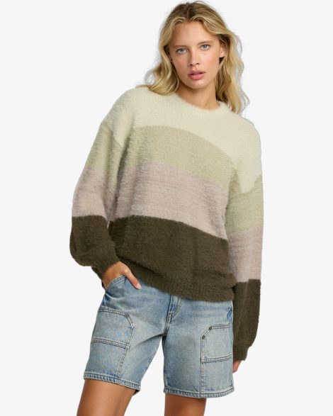 RVCA Ty - Pull pour Femme Cypress Green