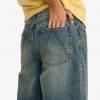 RVCA Loosey - Jean décontracté pour Femme Dusty Blue Wash – Image 3