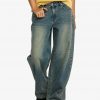 RVCA Loosey - Jean décontracté pour Femme Dusty Blue Wash – Image 4