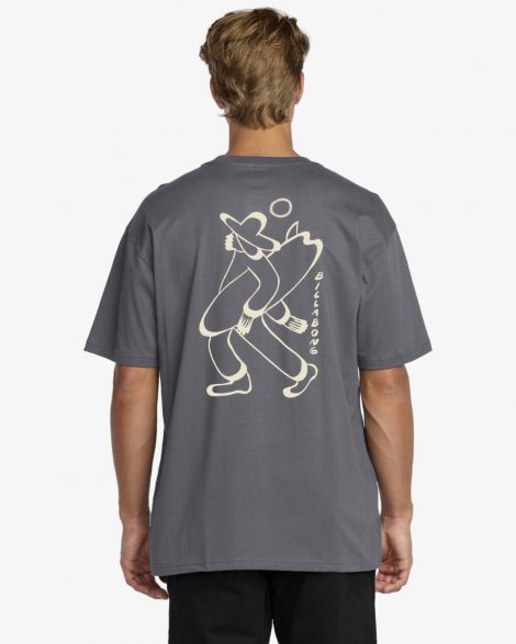 BILLABONG - Up The Beach Regular - T-Shirt à manches courtes pour Homme Char
