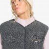 Billabong Be Happy - Veste sans manches en sherpa pour Femme BlackSand – Image 3