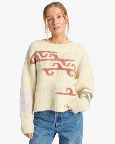 Billabong No Aloha - Pull pour Femme Whitecap