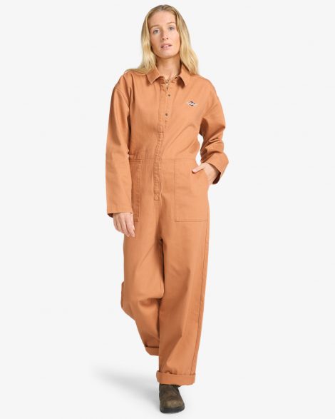 Billabong Take The Road - Combinaison en velours côtelé pour Femme Sunburnt