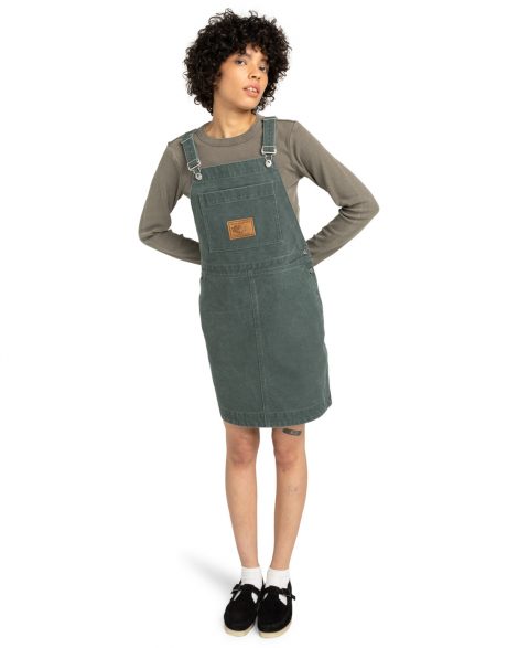 ELEMENT - Dungaree Canvas - Salopette pour Femme Ardoise