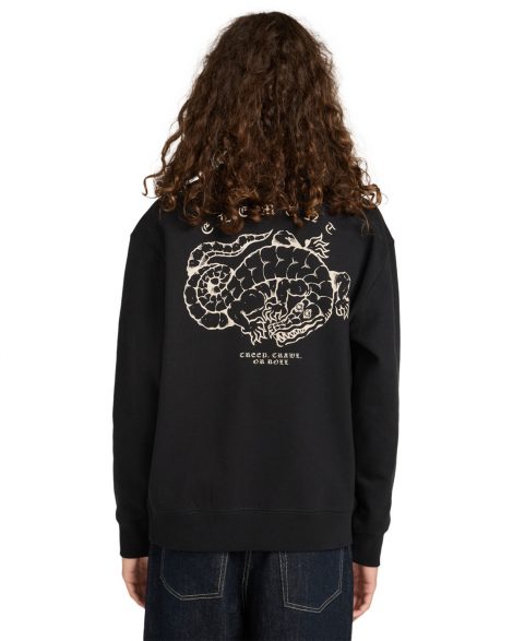 ELEMENT - Aligator Cr - Sweat pour Homme Flint Black