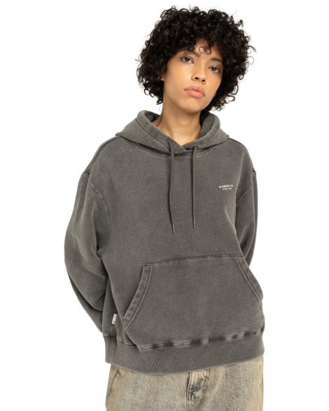 ELEMENT - Element Co Washed Po W - Sweat à capuche pour Femme Off black