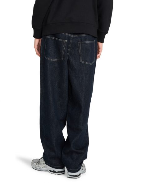 Big 5 Denim - Big 5 Denim Rinse - Jean large pour Homme Dark Blue Rinse