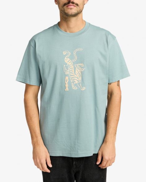 RVCA Balance Tiger - T-Shirt à manches courtes pour Homme Lead