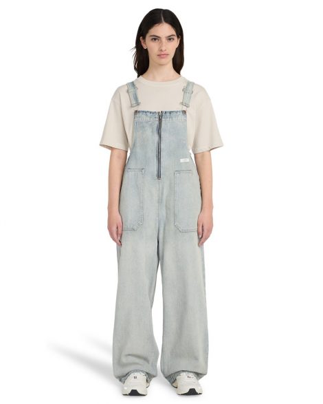 Element - 70 Dungaree W - Salopette pour Femme Ash Bleach Wash