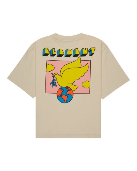 Element - World Peace - T-Shirt à manches courtes pour Femme Oat Milk