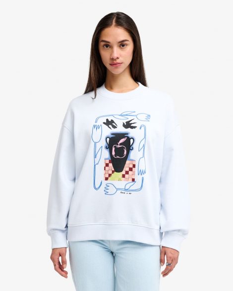 RVCA - Antonia Figueiredo Love Birds Bf Sweat Femme Ancient Water